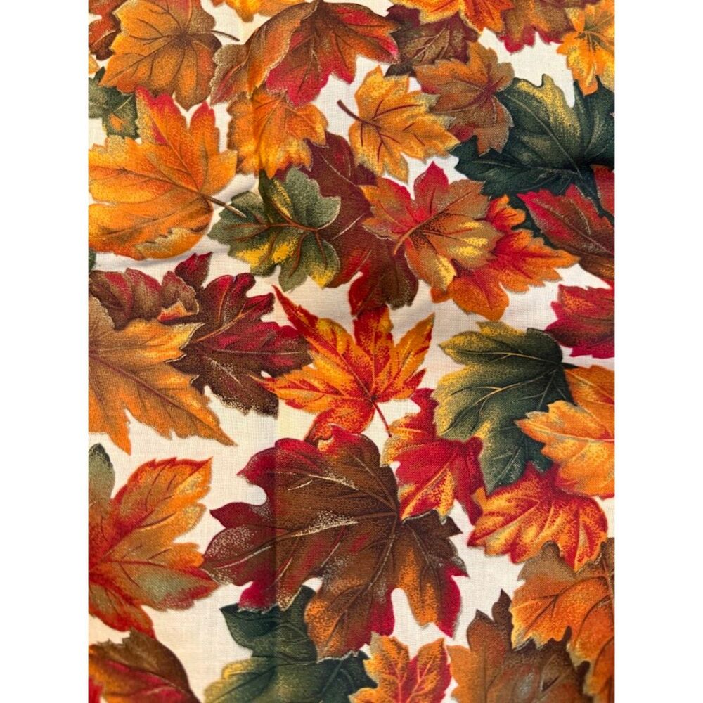 Fall leaves 3 yards 100% cotton
